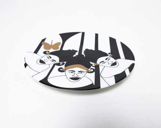 All over Nguka Dessert Plate