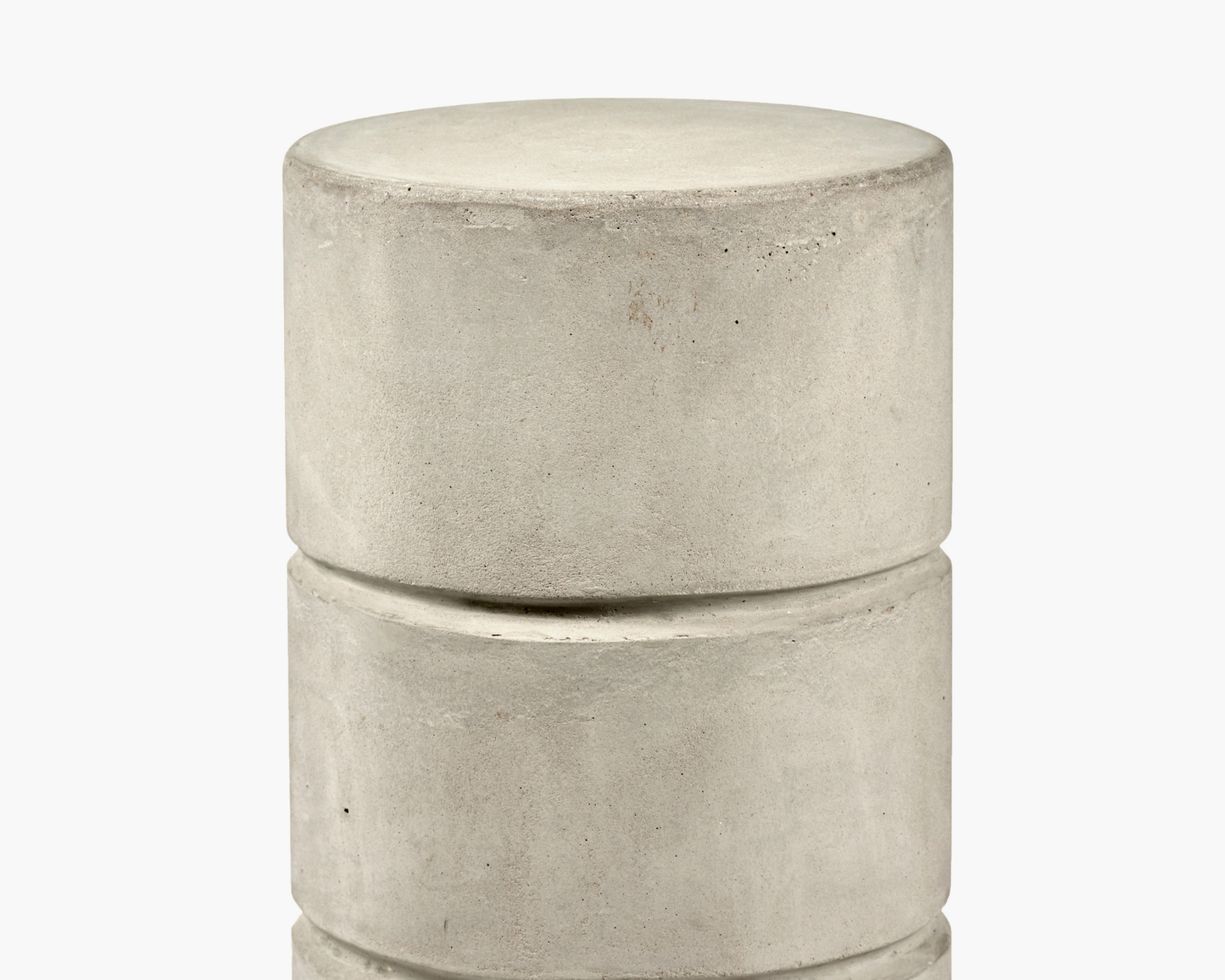 Tabouret rond en béton