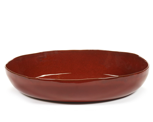 L Venetian Red Serving Bowl