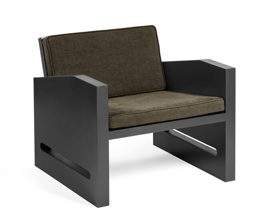 Lounge Chair - FRED ( Black Anthracite )