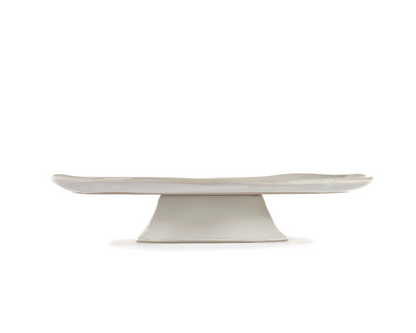Plat Large sur Pied Off White