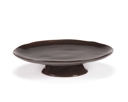 Plat Large sur Pied Ebony