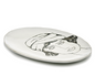 Plat Ovale Off White - Noir