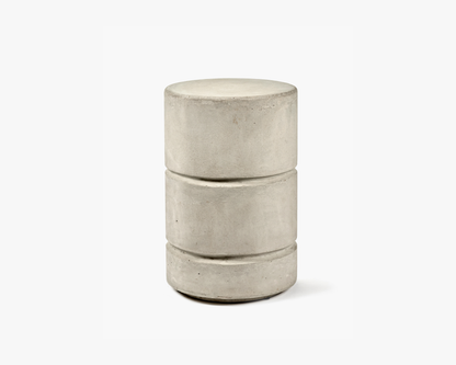 Tabouret rond en béton