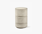 Tabouret rond en béton