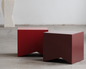 Table d'appoint Rouge Brique BASILE